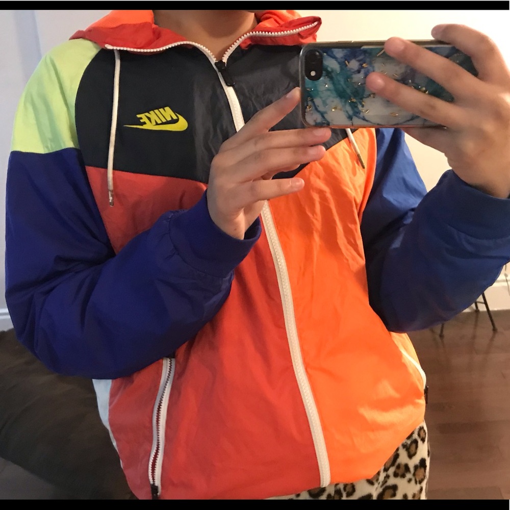 Colourful Nike windbreaker